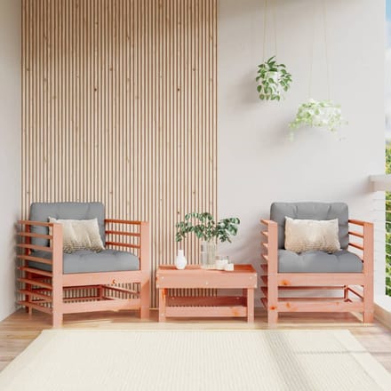 vidaXL - Tuinstoelen - 2 - st - massief - douglashout
