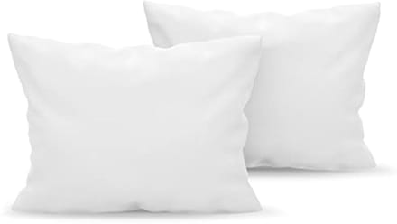 Kussensloop 50x75 Wit Microvezel OEKO-TEX - Set van 2 - 100% Polyester - Hypoallergeen - Nazik Living