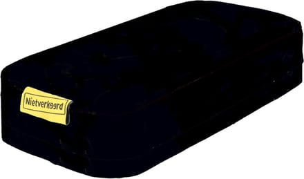 Nietverkeerd Bagagedrager kussen - extra dik - universeel - zwart - 32x15x8 cm