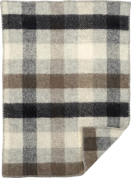 Klippan wollen wiegdeken Gotland baby grey- 65x90cm
