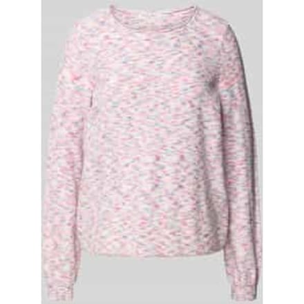Gebreide pullover met ronde hals
