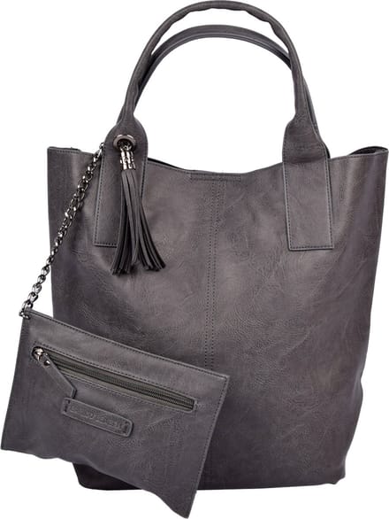 Enrico Benetti Caen Handtas - Dames - Kunstleer - Grijs