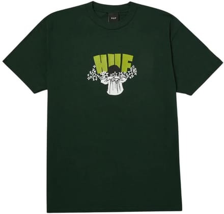 HUF Dazed Casual T-shirt heren Donkergroen M