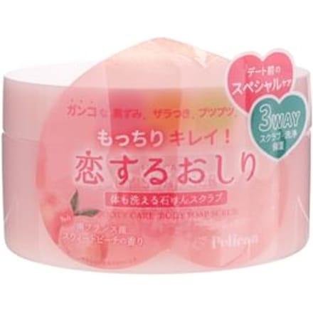 Pelican Soap - Hip Care Body Soap Scrub Sweet Peach 180g