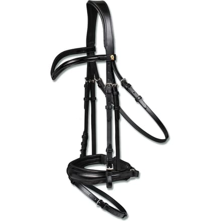 Waldhausen S-line Blackshine Hoofdstellen Zilver Full