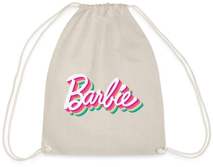 Barbie Kleurrijk Logo Gymtas