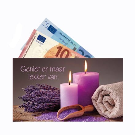 Geldkaart - Geld envelop - Geniet er maar lekker van