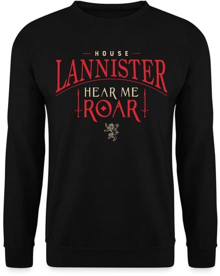 Game Of Thrones Huis Lannister Hear Me Roar Sweater Heren