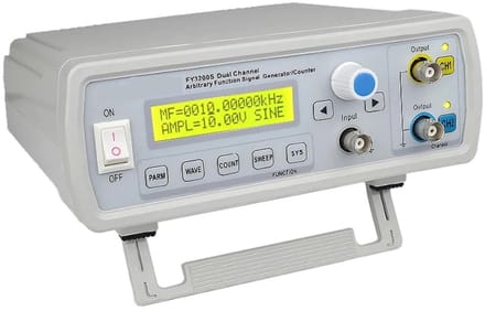 Digitale Signaalgenerator - Functiegenerator DDS - Elektrisch Testen - Tweekanaals 250MSa/s - 19x18x7cm