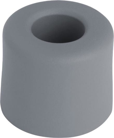 Deltafix Deurbuffer - deurstopper - grijs - rubber - 30 x 25 mm - schroefbevestiging