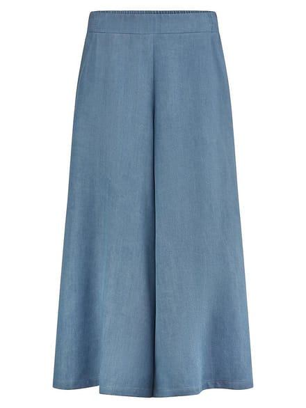 Wide Fit-broek Van Peter Hahn denim