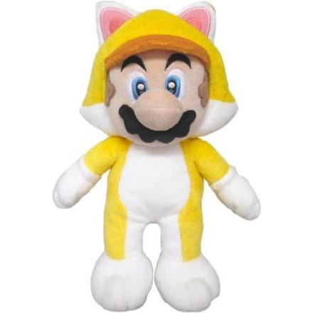 Super Mario Bros Nintendo Together - Peluche Mario 3D Land - Mario Chat 24 cm