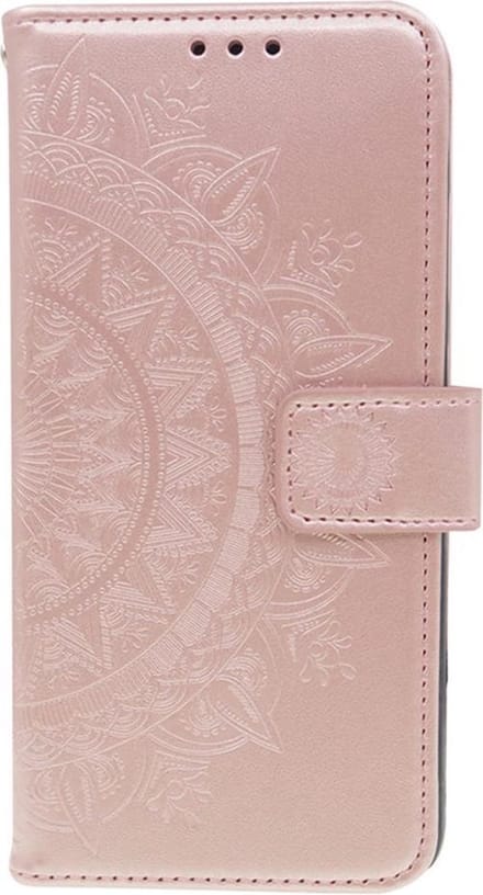 Shop4 - Huawei Mate 30 Hoesje - Wallet Case Mandala Patroon Rosé Goud