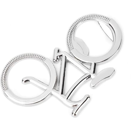 Metalen Fiets Bierflesopener Huwelijksbedankjes Feestcadeau white