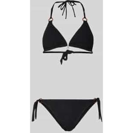 Bikini met allover gehaakte look model 'Sunmesh'