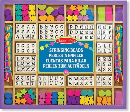 Melissa & Doug Houten Rijgkralen Knutselset - 200 kralen