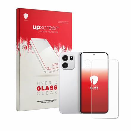 upscreen - Screenprotector voor OnePlus Turbo 6V (Voor+Camera) - Folie Beschermfolie Beschermglas transparant