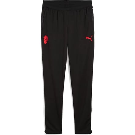 Ac milan trainingsbroek in de kleur zwart.