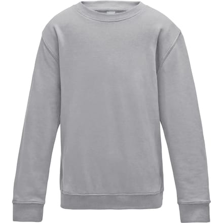 Just Hoods - AWDis Sweat Kinder - Heather Grey maat 7/8 (M)