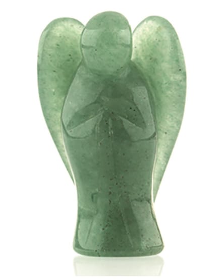 Staande engel 20 mm Aventurijn groen