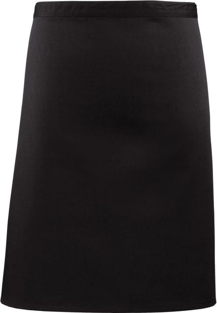 Schort/Tuniek/Werkblouse Unisex One Size Premier Black 65% Polyester, 35% Katoen