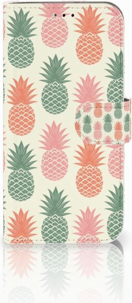 Samsung Galaxy A40 Book Cover Ananas
