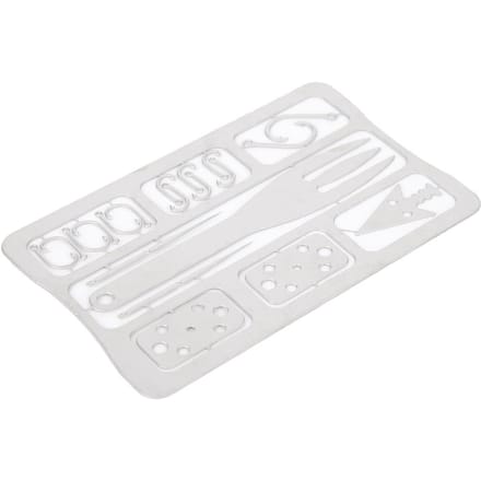 Multitool Kampeeruitrusting Survivalgereedschap Jacht Noodkit Visuitrusting Visinhaak Kaart white
