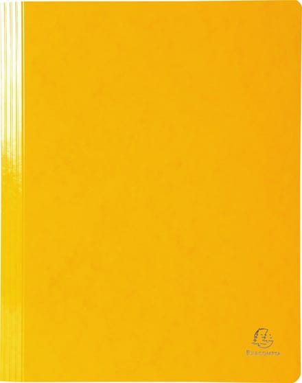 Exacompta 25x Snelhechtmap IDERAMA® in gelamineerd glanskarton 355gm2 - A13 - Geel - 380804B