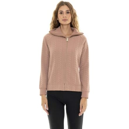 Capuchon sweaters Leone 1947 Woman Bonded High Collar Relaxed