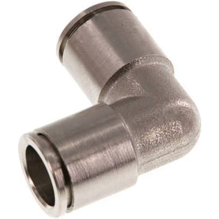 12mm 90 graden L-verbinding Messing Insteekfitting NBR