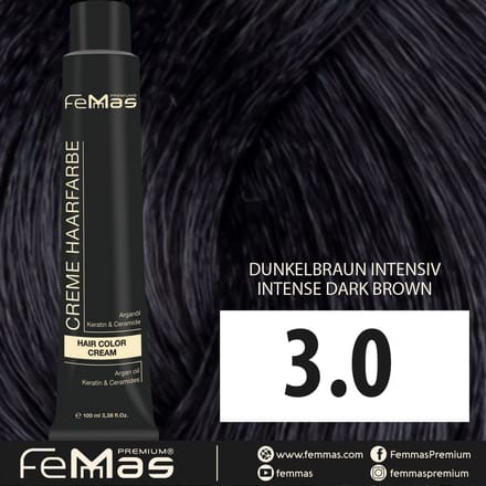 Femmas (3.0) - Haarverf - Intensief Donkerbruin 100ml