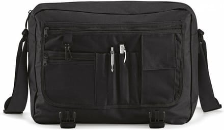Messenger aktetas met schouderband  Navy