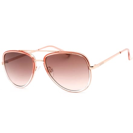Guess GF0417 72B glanzend roze smoke gradient zonnebril