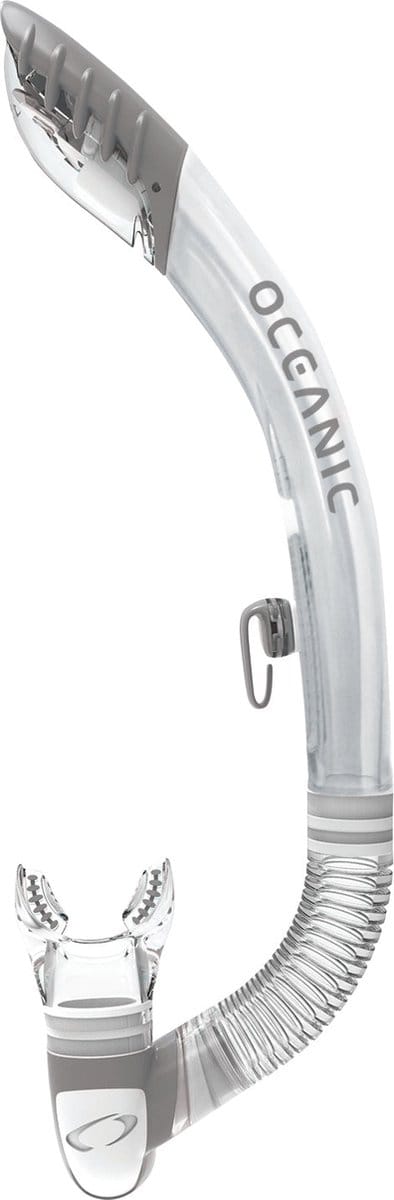 Oceanic Ultra Dry 2 - Snorkel - Volwassenen - Transparant/Titanium