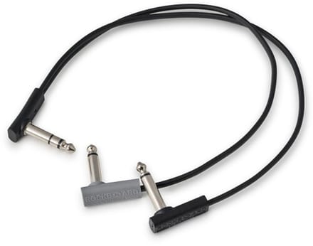 RockBoard Flat patch Y-splitter cable, 30 cm - Splitter kabel