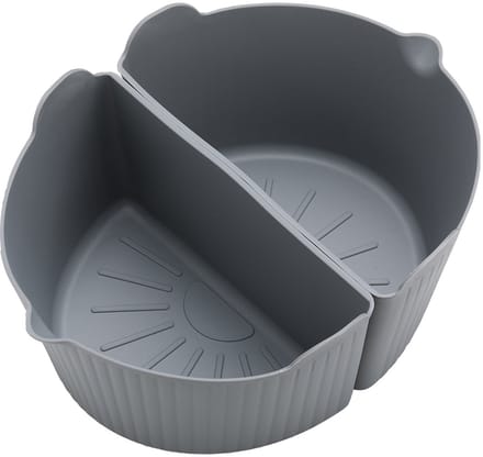 Slow Cooker Liners - Dubbele Kookbak - Eenvoudig Koken - Vaatwasmachinebestendig - 2 Stuks - Grijs