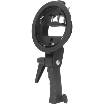 Handgreep S-Type Beugelhouder voor Speedlite Flitser Snoot Softbox Beauty Dish Reflector black
