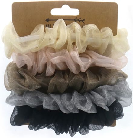 Haarelastiekjes - Set 5 Stuks - Multicolor - Scrunchies - Musthaves