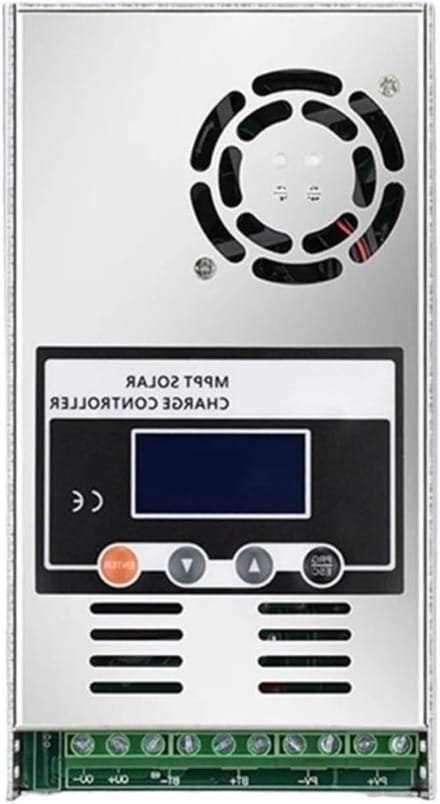 Zonne Laadregelaar - MPPT Controller - Zonne Energie - Automatische Batterij Detectie - 60A - Zwart