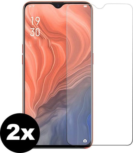 Screenprotector - 2 Stuks - Geschikt voor OPPO Reno Z - Extra Sterk - Beschermglas - Gehard Glas - Tempered Glass - Screen Protector
