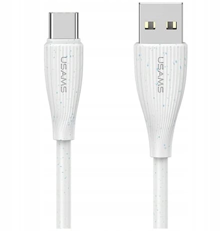USAMS Green Serie - USB-A naar USB-C Kabel - 1m - 18W - 3A
