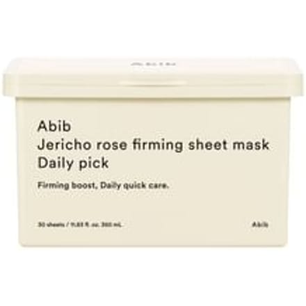 [Abib] Masque en tissu raffermissant Rose de Jéricho Daily Pick 350 ml 30 pièces white
