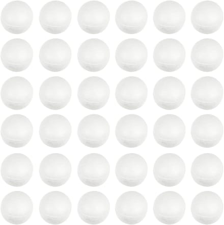 500 Stuks Witte Polystyreen Ballen voor DIY, Knutselen, Kerstdecoratie en Feestversiering