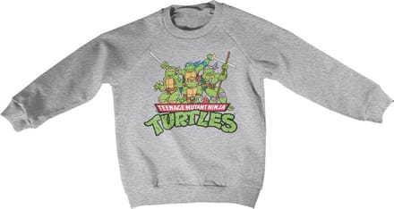 Teenage Mutant Ninja Turtles Teeange Mutant Ninja Turtles Distressed Group kindersweatshirt, heathergrijs