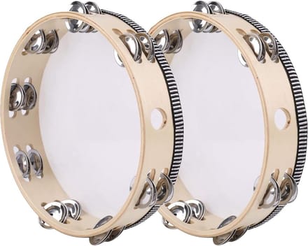 Solidchoice - Set van 2 Handtrommels voor Muziek en Spel