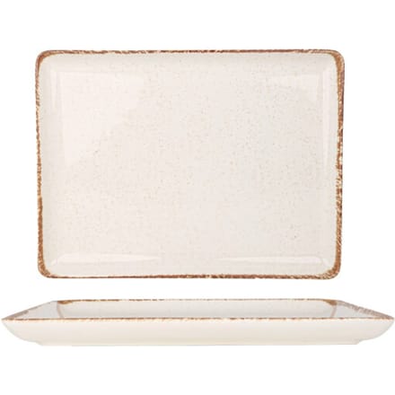 Rinart Serveerschaal - Brunilda - Porselein - 30x22 cm - set van 2