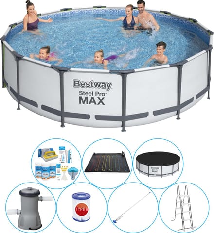 Steel Pro MAX Rond 427x107 cm - Zwembad Deal