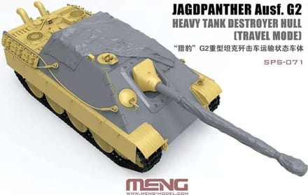 Meng Model Modelbouwpakket - MENG SPS071 Jagdpanther Ausf. G2 Heavy Tank - Destroyer Hull Resin onderdeel - 1:35 - Modelbouw
