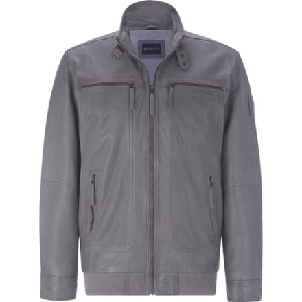 Babista herren Leren Jack - 58 - grijs - Plus Size