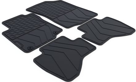 Rubber Automatten geschikt voor Citroën C1 - Bouwjaar: 2009-2014 - Originele pasvorm - 4-delig
